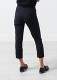 Wool Cropped Pant in Navy - Vu Hue