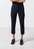 Wool Cropped Pant in Navy - Vu Hue