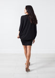 Tapered Boat Neck Dress - Vu Hue