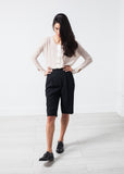 Woven Shorts in Black - Vu Hue