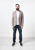 Zepo Brushed Cotton Blazer - Vu Hue