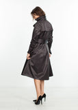 Trench Coat in Black - Vu Hue
