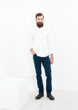Alex Twill Pant in Mariner - Vu Hue