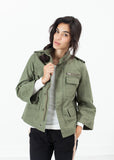 Big Army Jacket in Olive - Vu Hue