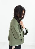 Big Army Jacket in Olive - Vu Hue