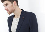 Swift Low Blazer in Navy - Vu Hue