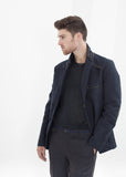 Taurin Jacket in Navy - Vu Hue