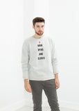 Vintage Sweatshirt in Light Grey - Vu Hue