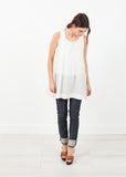 Babydoll Tank in White - Vu Hue