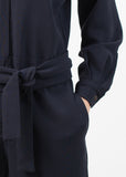 Worker Jumpsuit in Navy - Vu Hue