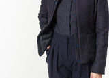 Camelia Reversible Jacket in Navy/Blue - Vu Hue