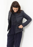 Camelia Reversible Jacket in Navy/Blue - Vu Hue