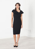 Asymmetric Dress in Black - Vu Hue