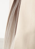 Tulle Pleat Skirt in Cream - Vu Hue