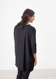 Unbalanced Cardigan in Black - Vu Hue