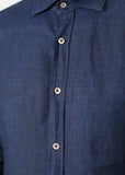 Button Up Shirt in Navy - Vu Hue