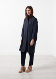 Woven Pleat Back Coat - Vu Hue
