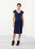 V-Neck Twist Dress - Vu Hue