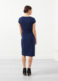 V-Neck Twist Dress - Vu Hue