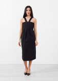 V-Strap Pocket Dress - Vu Hue