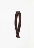 Buckle-less Belt in Brown - Vu Hue