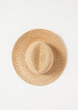 Wrapped Up Hat in Straw/White - Vu Hue