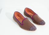 Bizi Cap Toe Loafer in Rose/Aubergine - Vu Hue