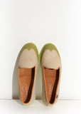 Wingtip Loafer in Lime - Vu Hue