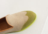 Wingtip Loafer in Lime - Vu Hue