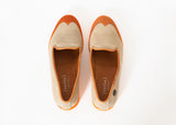 Wingtip Loafer in Orange - Vu Hue
