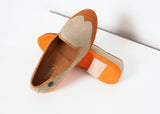 Wingtip Loafer in Orange - Vu Hue