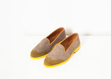 Wingtip Loafer in Yellow - Vu Hue